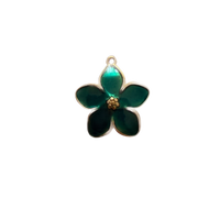 Fleur verte émeraude