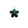 Fleur verte émeraude