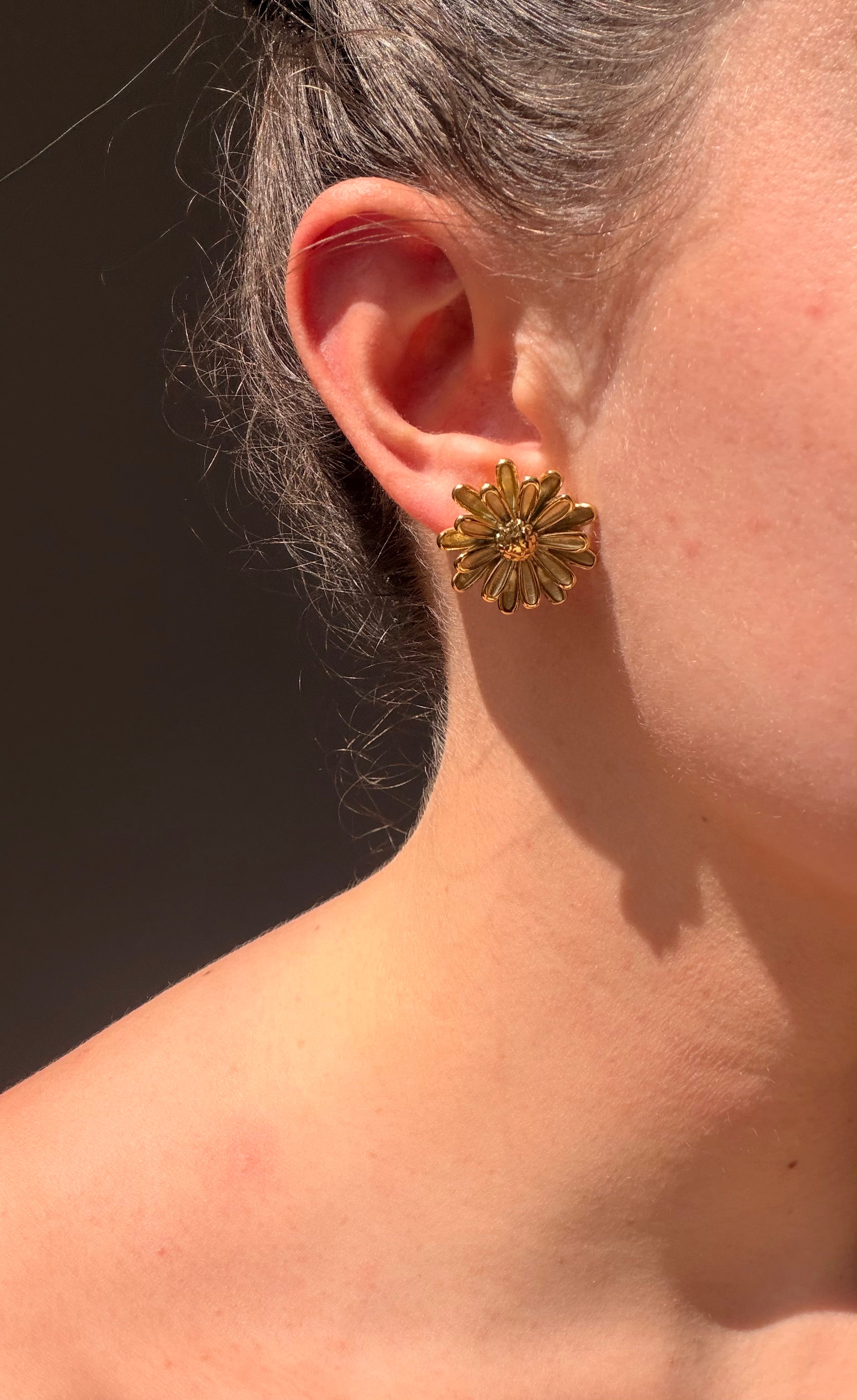 Boucles d'oreilles Marguerite